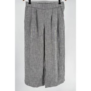 Rachel Comey Target Wide Leg Pants Black White Chevron Side Zip Size 10